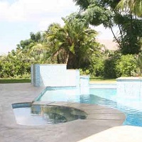contemporary swimming pool